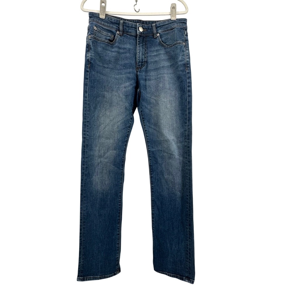 DL1961 Russell Slim‎ Straight Mens Jeans Blue Wash Size 31x34